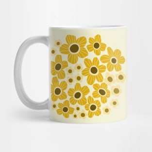 Yellow flower power Mug